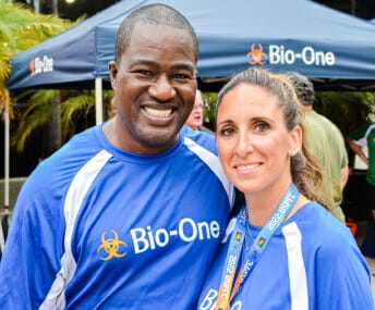 Bio-One Of West Palm Beach decontamination and biohazard cleaning team community gathering event